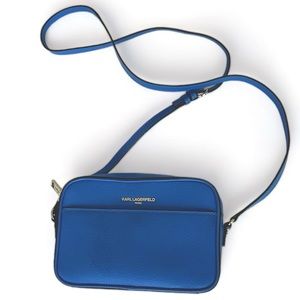 Baby blue Karl Lagerfeld Crossbody Purse handbag